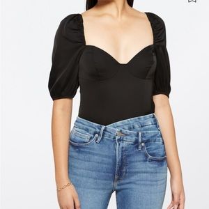 Lulus Sweet Personality Puff Sleeve Bodysuit